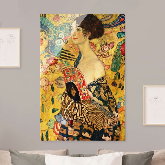 Correnti artistiche Gustav Klimt - Signora con ventaglio