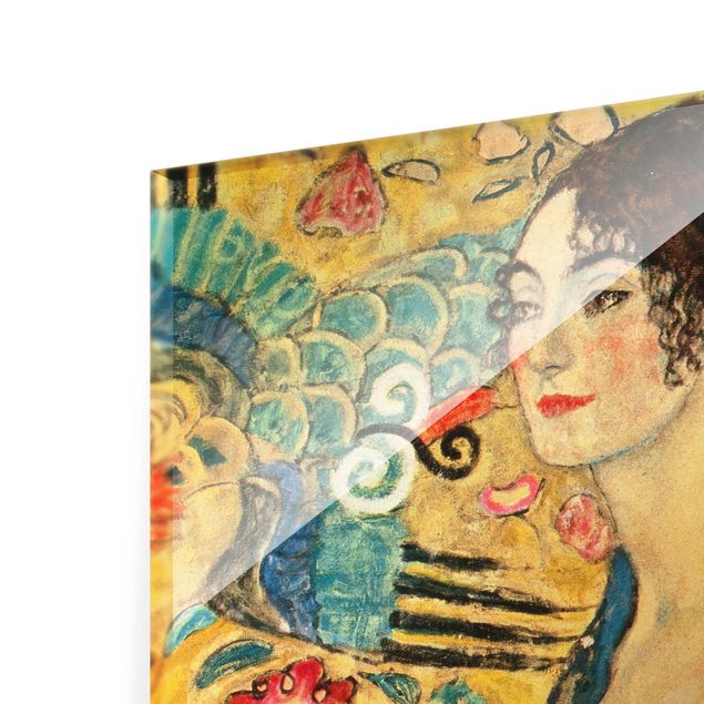 Riproduzione quadri famosi Gustav Klimt - Signora con ventaglio