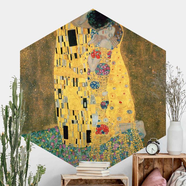 Carta parati adesiva Gustav Klimt - Il bacio