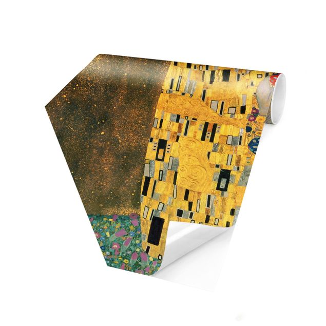 Carta da parati moderne Gustav Klimt - Il bacio