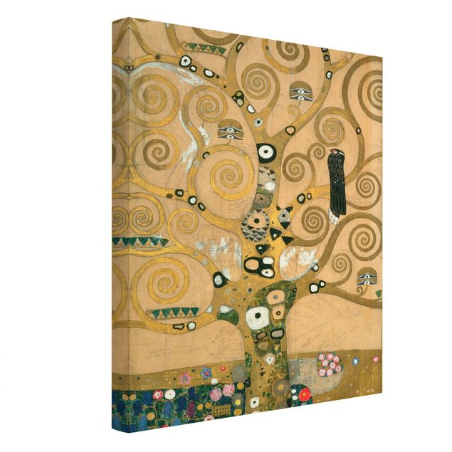 Quadri su tela con foresta Gustav Klimt - L'albero della vita