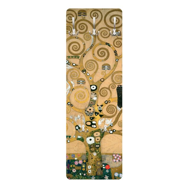 Appendiabiti pannello con paesaggio Gustav Klimt - L'albero della vita
