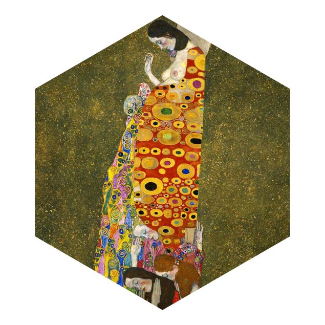 Fotomurale esagonale Gustav Klimt - La speranza II