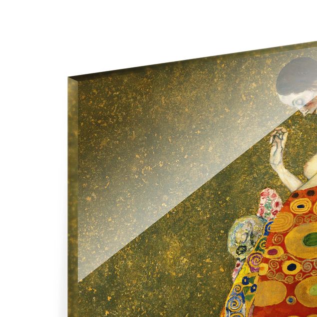 Quadri in vetro riproduzioni Gustav Klimt - La speranza II