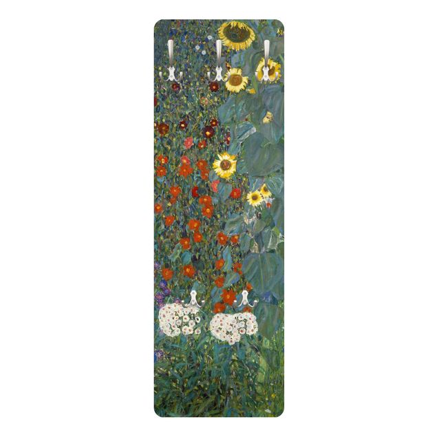 Appendiabiti fiore Gustav Klimt - Girasoli in giardino