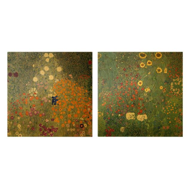 Quadri moderni per arredamento Gustav Klimt - Il giardino verde