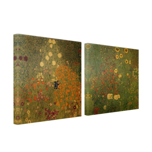 Quadri di fiori Gustav Klimt - Il giardino verde