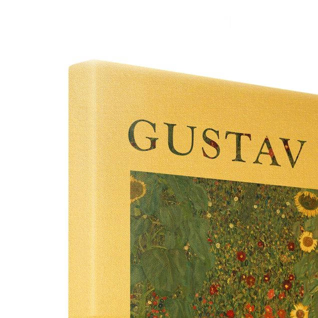 Riproduzione quadri famosi Gustav Klimt - Giardino del contadino - Edizione da museo