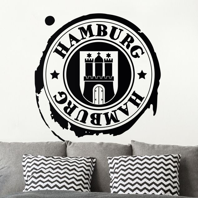 Adesivi murali Germania Logo Design Amburgo