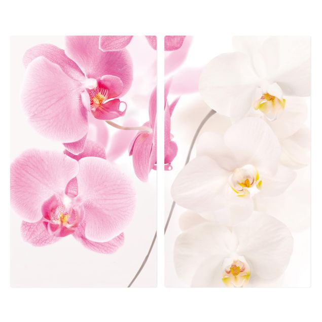 Coprifornelli in vetro - Delicate Orchids