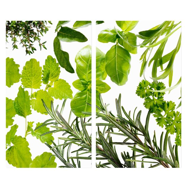 Coprifornelli in vetro - Various Herbs