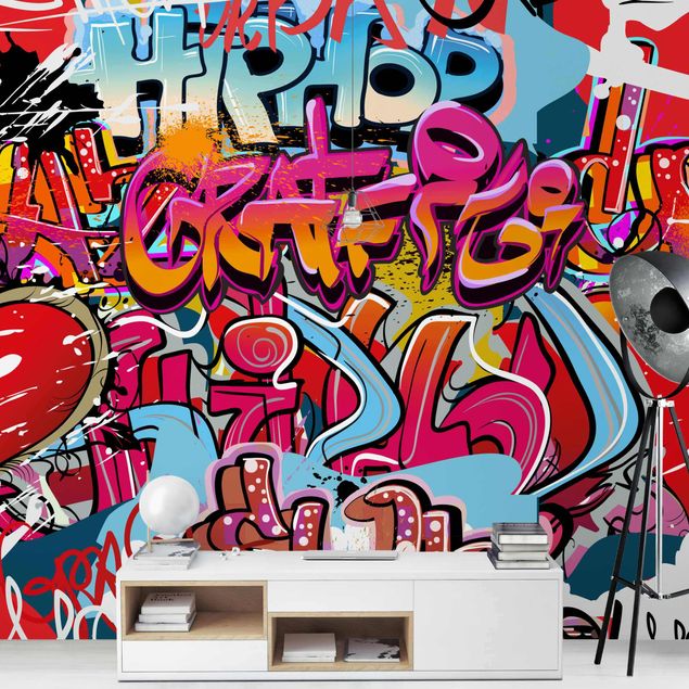Carte da parati moderne Graffiti hip hop