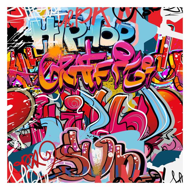 Carta da parati disegni Graffiti hip hop