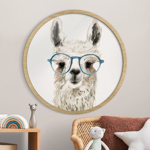 Decorazioni cameretta Hip Lama con occhiali III