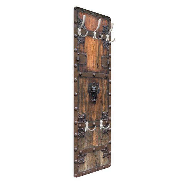Pannello appendiabiti Porta storica in legno