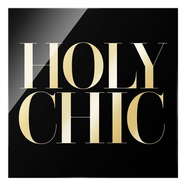 Glas Magnetboard HOLY CHIC Nero