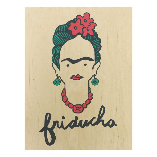 Quadri in legno con citazioni Frida Kahlo - Friducha