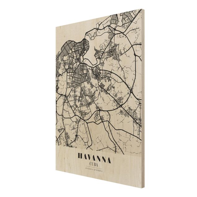 Stampe Mappa dell'Avana - Classica