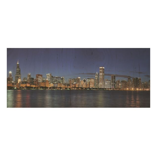 Stampe Chicago di notte