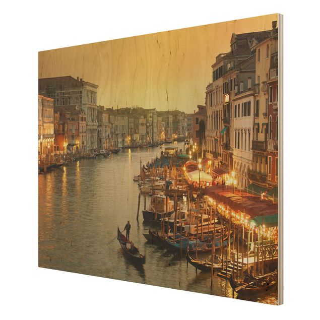 Stampe su legno Canal Grande di Venezia