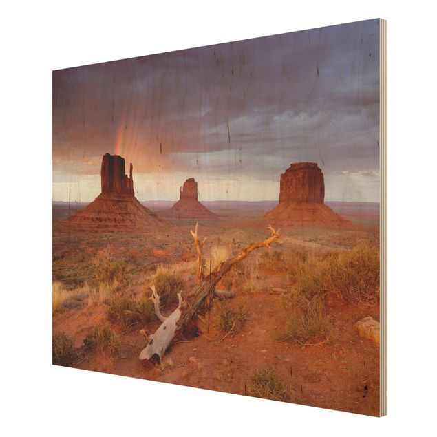 Stampe Monument Valley al tramonto