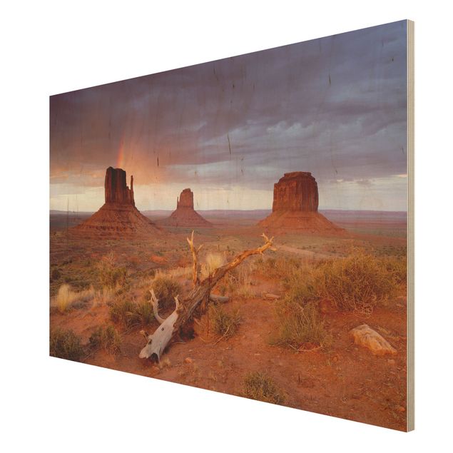 Stampe Monument Valley al tramonto