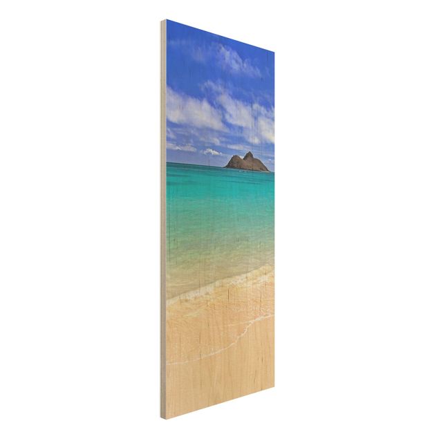 Quadri in legno con spiaggia Spiaggia Paradiso