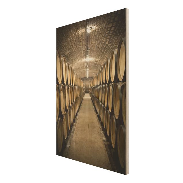 Quadro in legno - Wine cellar - Verticale 2:3