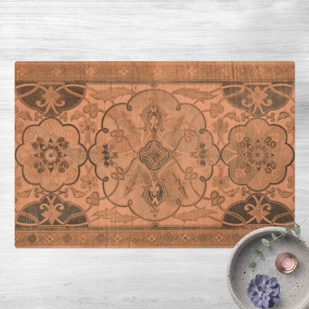 tappeto persiano Pannelli in legno Persiano Vintage II