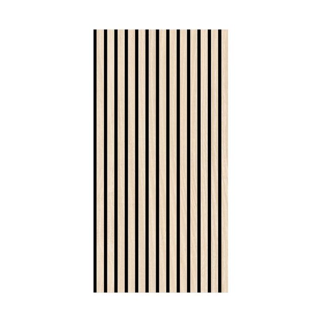 Pannello fonoassorbente - Parete in legno rovere chiaro - 52x104 cm