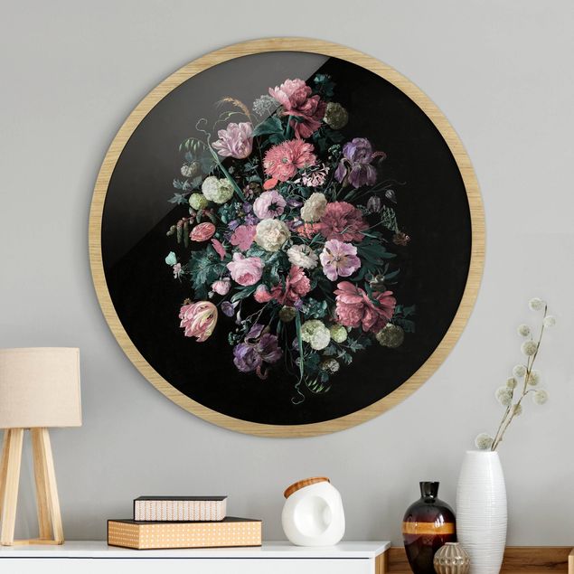 Stile artistico Jan Davidsz De Heem - Bouquet di fiori scuri