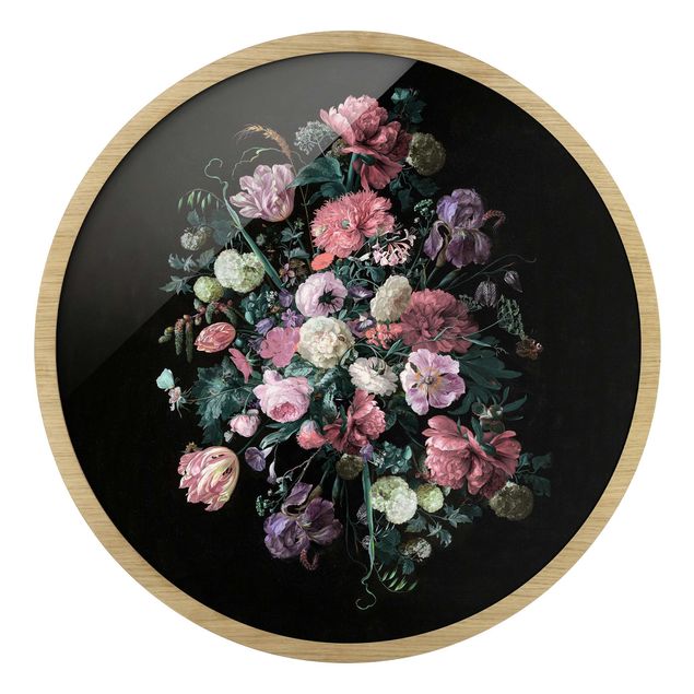 Quadri di fiori Jan Davidsz De Heem - Bouquet di fiori scuri