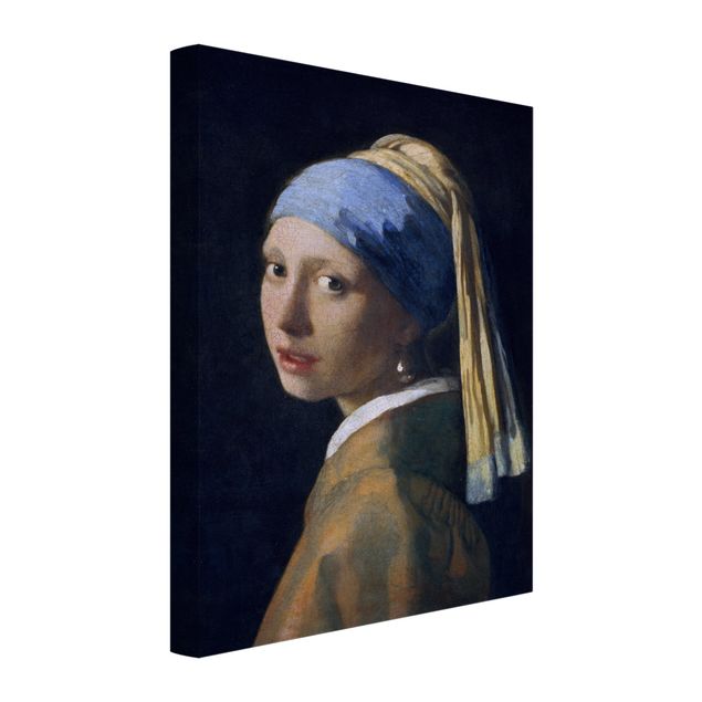 Quadri ritratto Jan Vermeer Van Delft - La ragazza con l'orecchino di perla