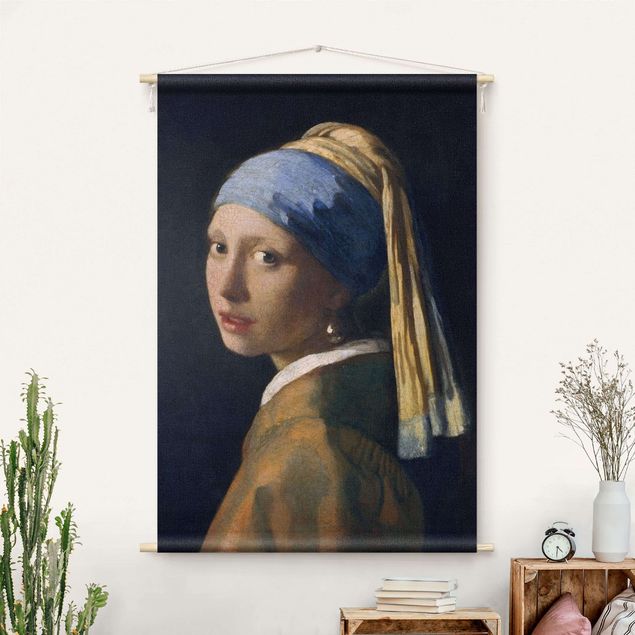 Stampe quadri famosi Jan Vermeer Van Delft - La ragazza con l'orecchino di perla