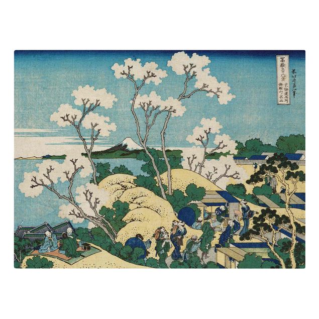 Quadri su tela con spiaggia Katsushika Hokusai - Il Fuji di Gotenyama