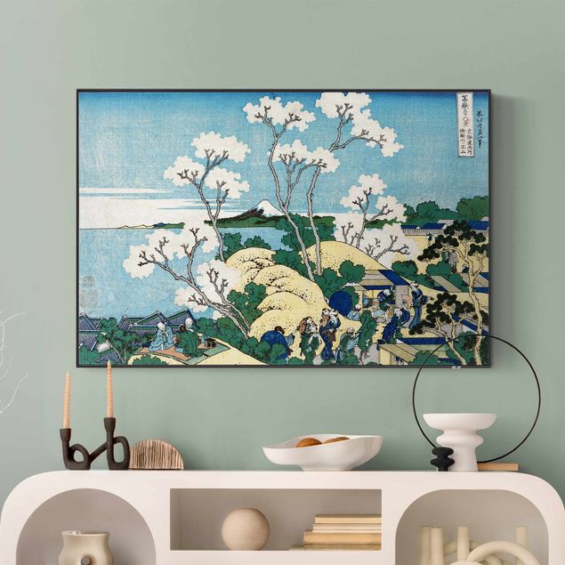 Quadro paesaggio Katsushika Hokusai - Il Fuji da Gotenyama