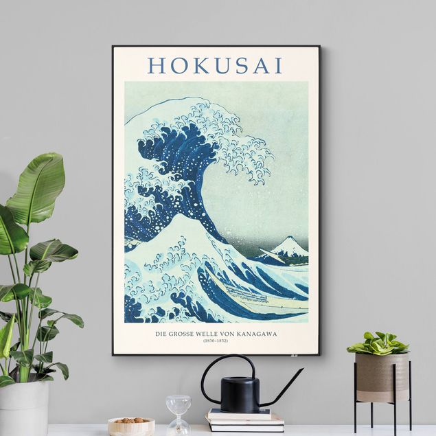 Quadri moderni per arredamento Katsushika Hokusai - La grande onda di Kanagawa - Edizione museo