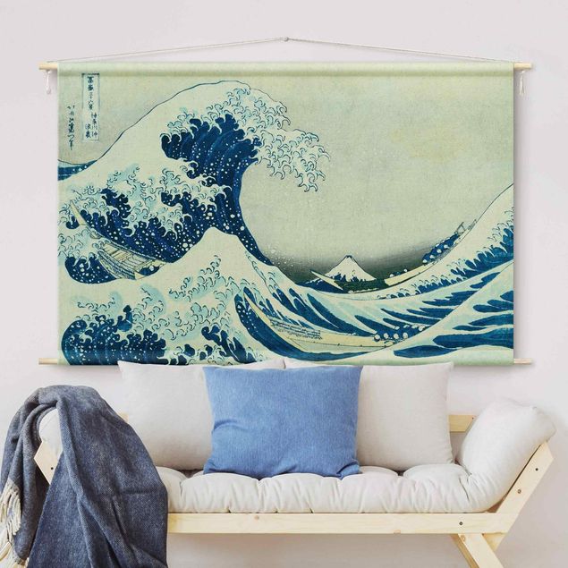 Quadri con paesaggio Katsushika Hokusai - La grande onda di Kanagawa