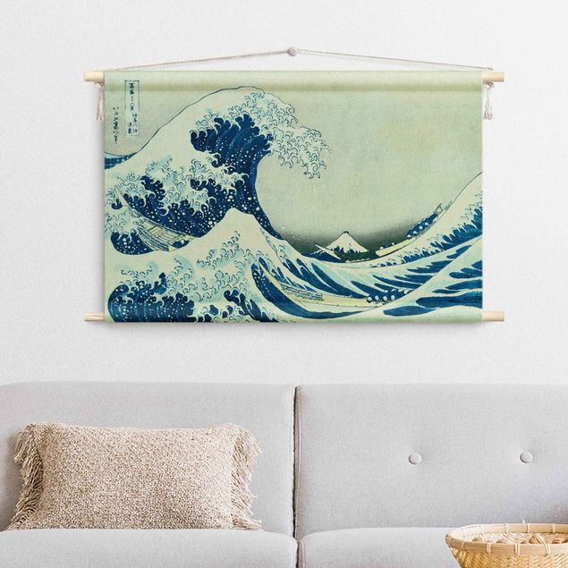 Stile di pittura Katsushika Hokusai - La grande onda di Kanagawa