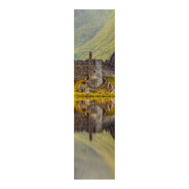 Tende a pannello scorrevoli con paesaggio Il castello di Kilchurn in Scozia