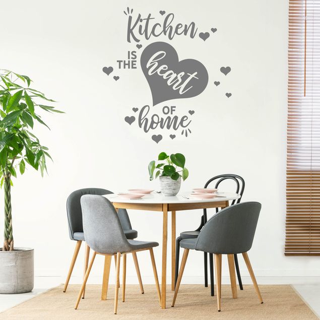 Adesivi murali famiglia Kitchen Is The Heart Of Home