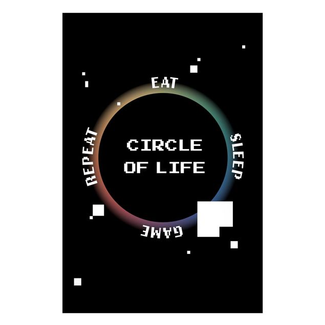 Quadro moderno Videogioco classico Circle of Life