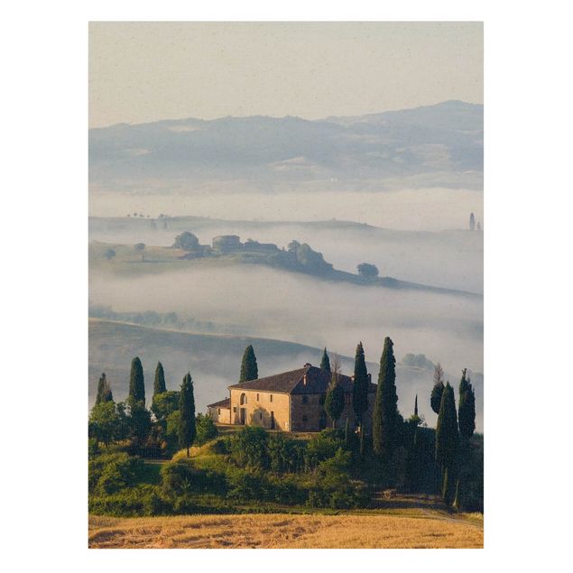 Stampe su tela paesaggio Tenuta di campagna in Toscana