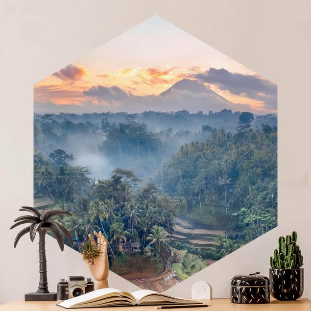 Carta da parati paesaggi montagna Paesaggio a Bali