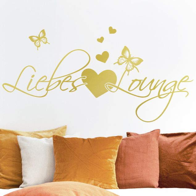 Frasi adesive per pareti Lounge Liebes