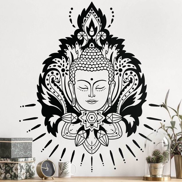 Adesivo murale - Lotus Buddha