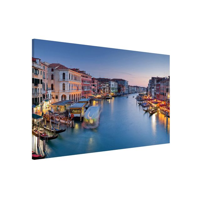 Lavagne magnetiche con architettura e skylines Sera sul Canal Grande a Venezia
