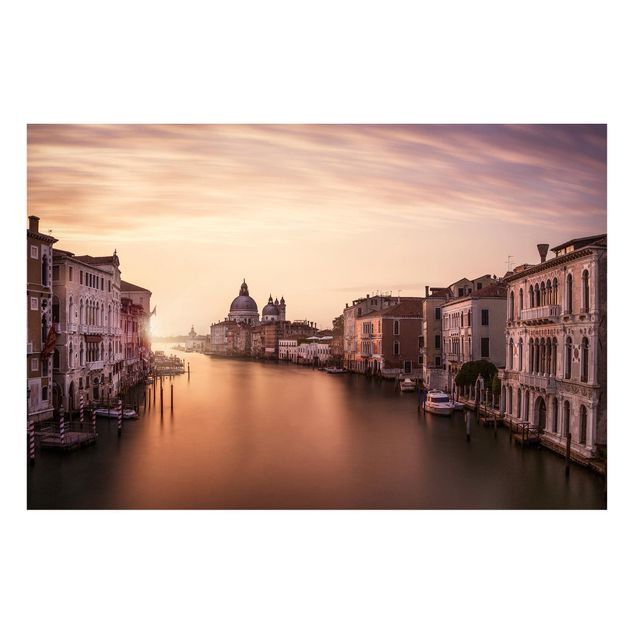 Lavagne magnetiche con architettura e skylines Sera a Venezia