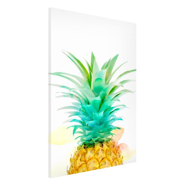 Quadro moderno Ananas ad acquerello