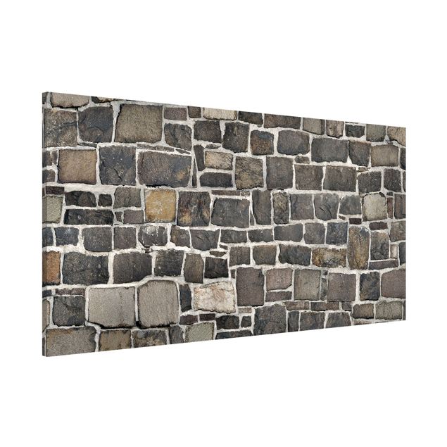 Quadri in 3d Carta da parati Muro in pietra di cava e naturale